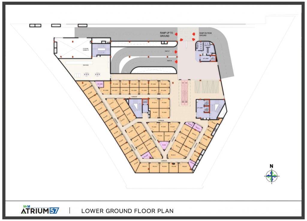 M3M Atrium 57 Gurgaon Floor Plan
